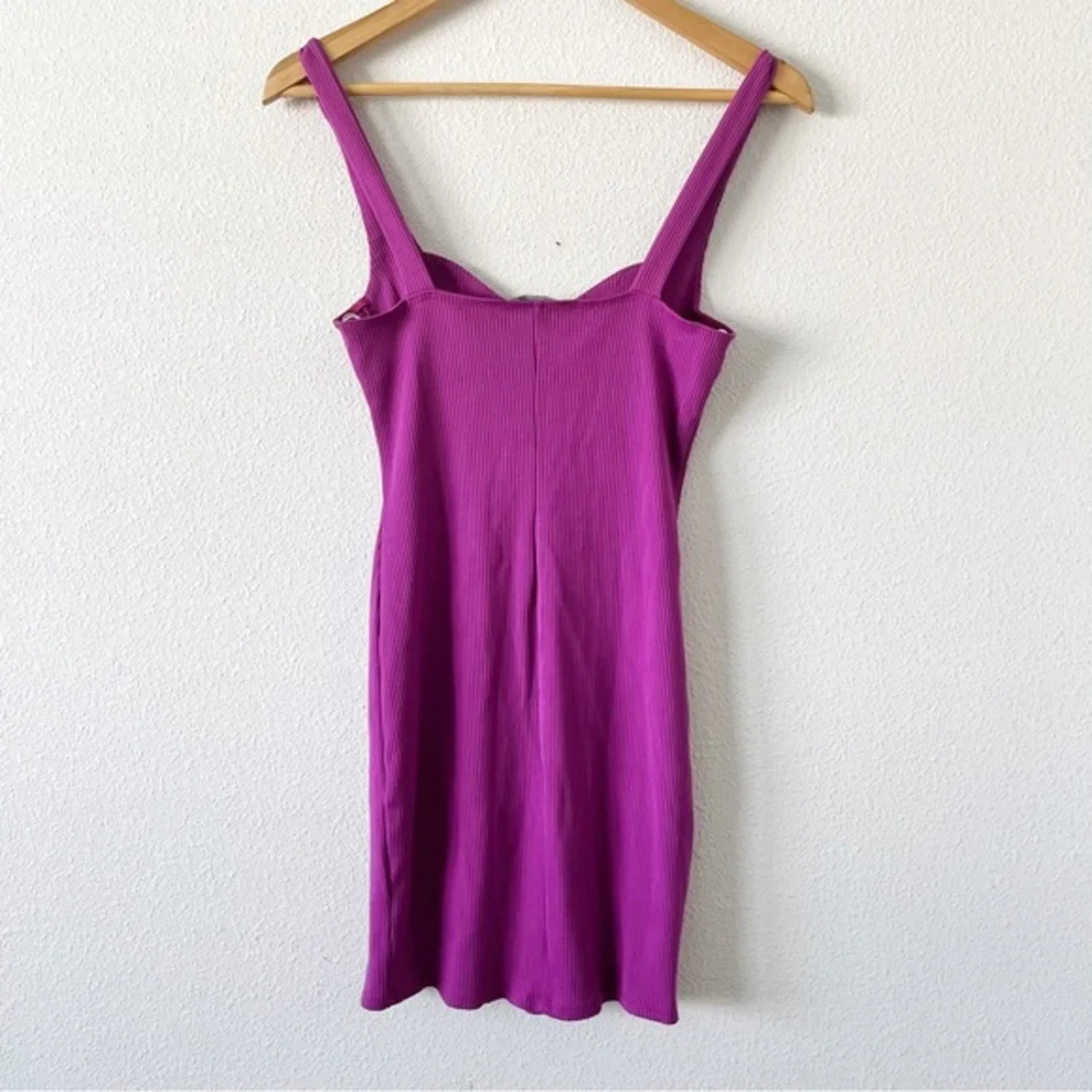 Lulu’s Hotter Than You Can Handle Magenta Purple Bodycon Mini Dress - Picture 9 of 10